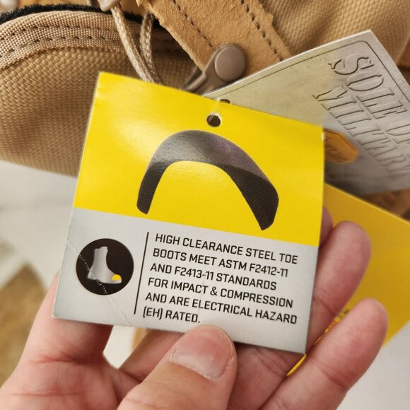 NWT Belleville 330 High Clearance Steel Toe Boots Tan Suede Combat Vibram 6.5 - Picture 12 of 14